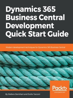 cover image of Dynamics 365 Business Central Development Quick Start Guide